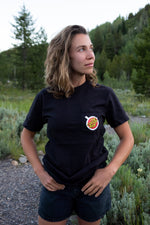 Coffee Cup Dot Logo pocket tee
