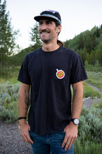 Coffee Cup Dot Logo pocket tee